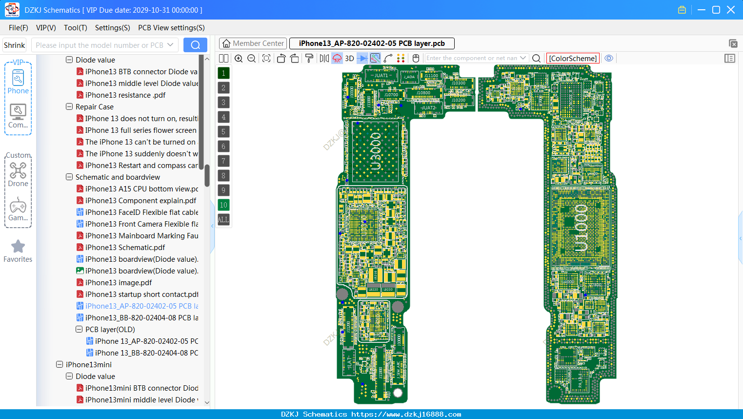 IPhone13_AP-820-02402-05 PCB Layer